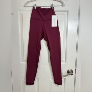 YUNOGA Burgundy Yoga Leggings Size XS‎